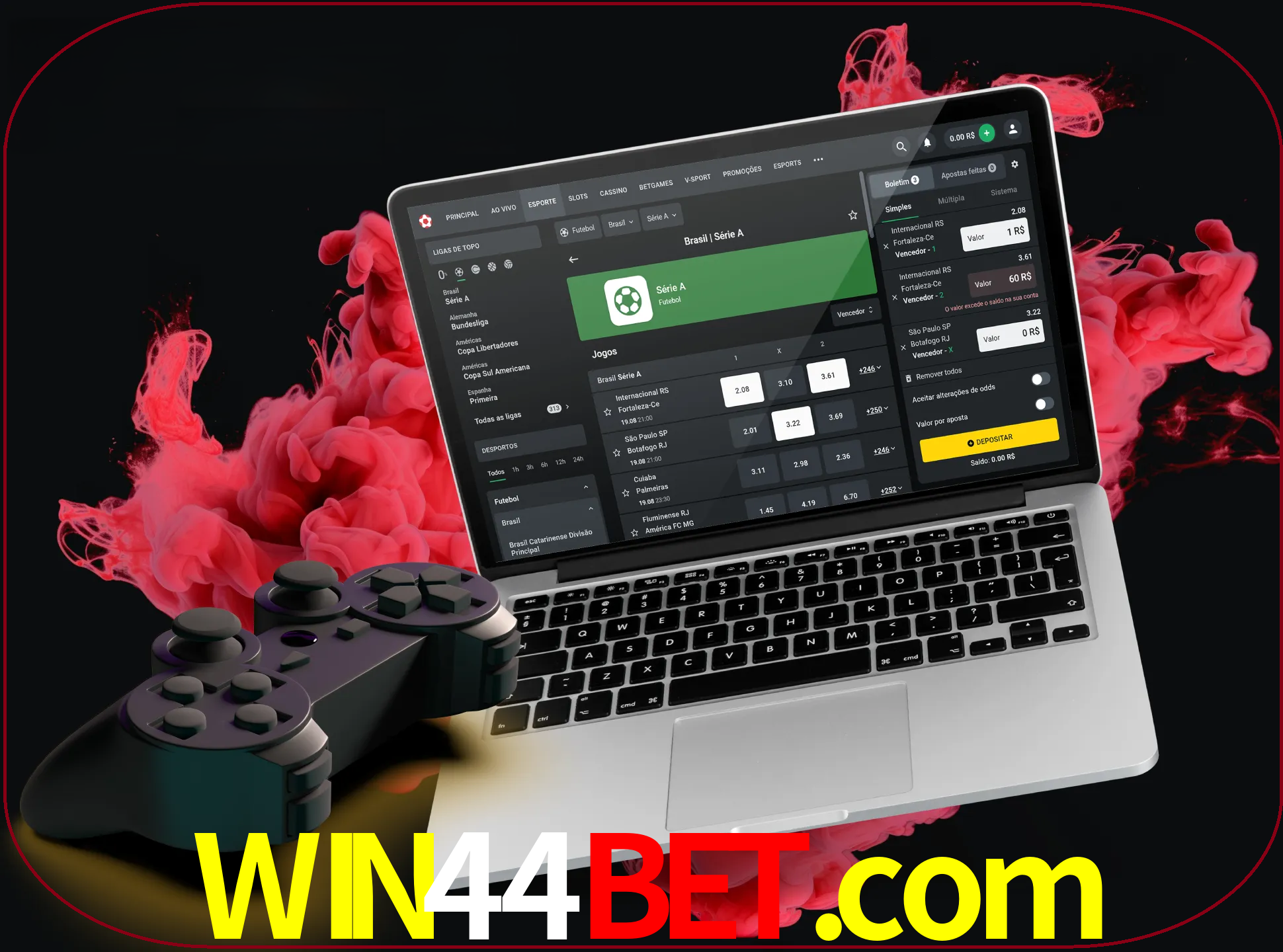 Visite a secção especial de jogos de vídeo em win44bet para descobrir em que jogos pode apostar e ganhar muito dinheiro.