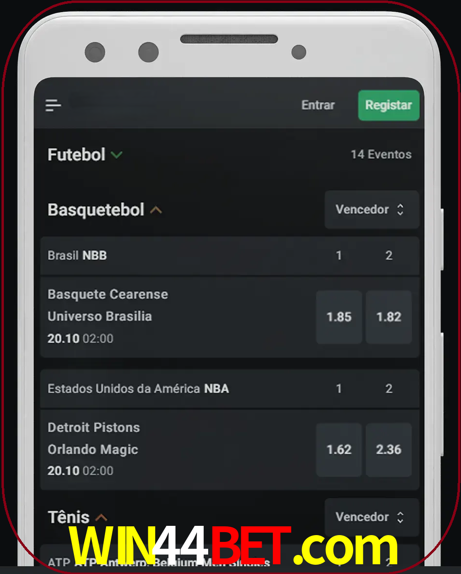 Aposte e assista aos esportes em formato ao vivo.