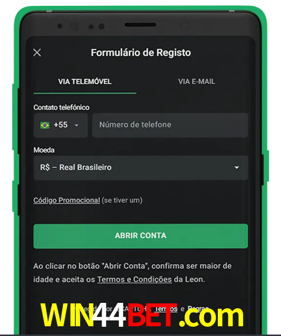 Cadastre-se em LeonBet seguindo passos simples.